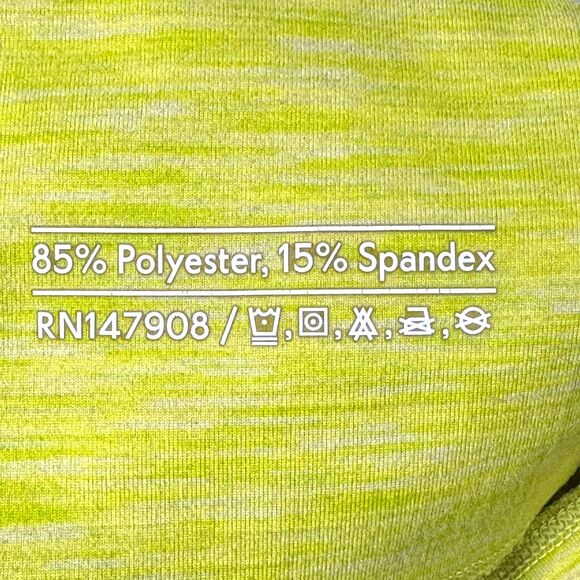 Outdoor Voices Leggings Womens Small Lime Green Heather High Rise Activewear - Picture 10 of 10